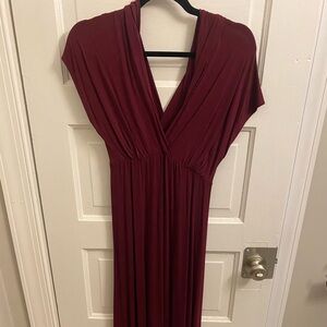 Maternity maxi dress